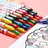 The set contains 12 color pens that can be twisted or rolled just like fevistic or lipstick-thumb1
