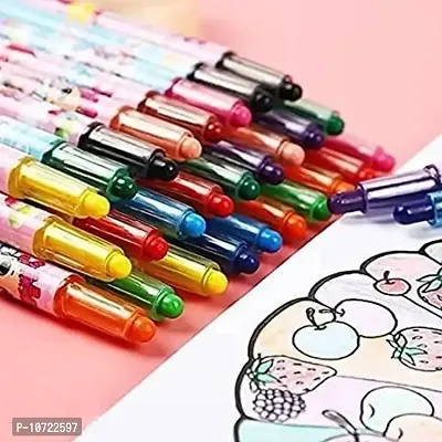 The set contains 12 color pens that can be twisted or rolled just like fevistic or lipstick-thumb2