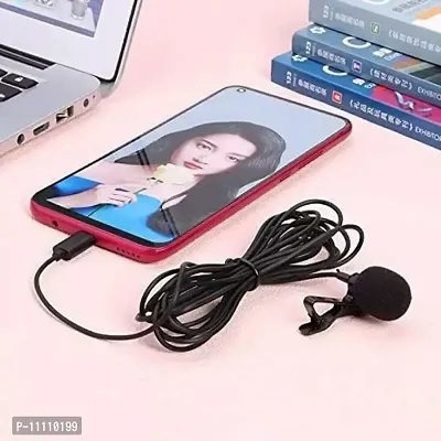 Type C Collar Mic Voice Recording Lavalier Microphone for Singing YouTube-thumb2