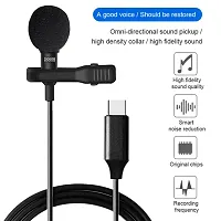 Type C Collar Mic Voice Recording Lavalier Microphone for Singing YouTube-thumb3