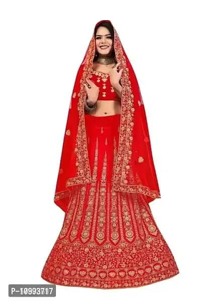 Woven Red Banarasi Silk Saree-thumb0