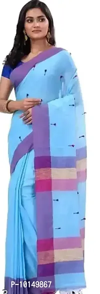 Trending Cotton Saree With Blouse Piece-thumb0