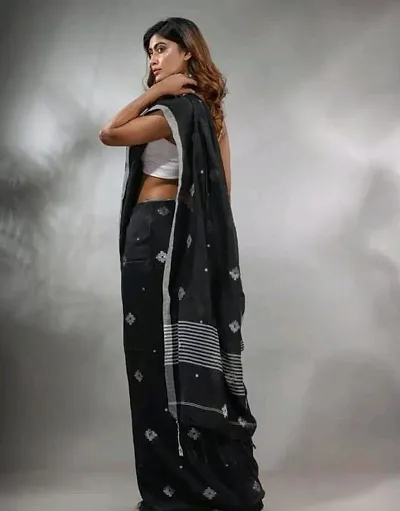 Best Selling Cotton Saree with Blouse piece 