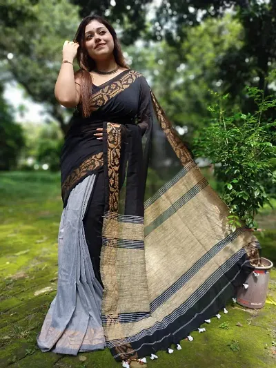 Must Have Cotton Saree with Blouse piece 