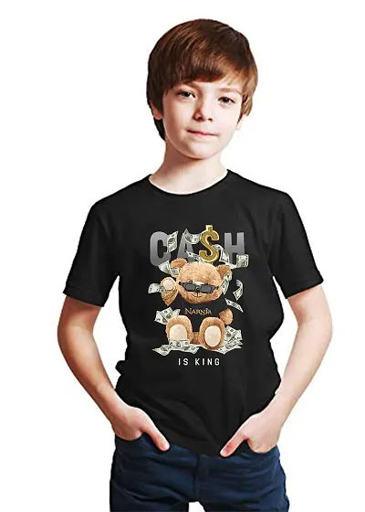 NaRnia@Cotton Tshirts for Boys/Printrd Tshirts for Kids Boys/Kids Tshirts for Boys
