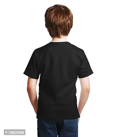 NaRnia@Cotton Tshirts for Boys/Printrd Tshirts for Kids Boys/Kids Tshirts for Boys (10-11 Years, Black)-thumb2