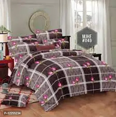 Cotton Double Bedsheet with  King Size With Pillow Cover