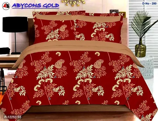 Cotton Double Bedsheet with  King Size With Pillow Cover