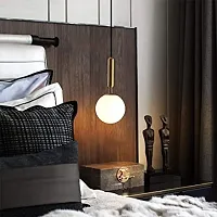 GAUVIK Cluster Royal Look Pendant Light for Restaurant,Bedroom, Living Room and Home Decor Chandelier Ceiling Lamp.Golden (Pack of 1)-thumb2