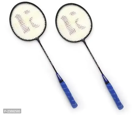Kobro Single Shaft Racket 2 Piece Badminton With 10 Piece Nylon Shuttle And Net Badminton Kit-thumb2