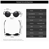 PIRASO Tony Stark Steampunk Metal Round Men's and Women's Sunglass (Black, Free Size)-thumb4