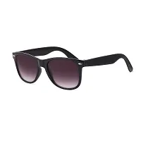 PIRASO Black Brown and White Clear Unisex UV Protected Sunglasses Combo Pack-thumb3