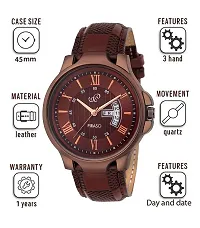 PIRASO RWS0200S Analog Brown Linear Designer Dial Mens  Boys Watch RWS0200S-thumb2