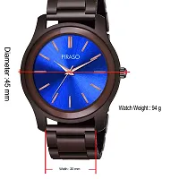 PIRASO Rich Feel Analogue Watch for Men  Boys (Blue)-thumb3