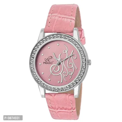 Piraso Analog Pink Dial Women's Watch-9134-thumb0