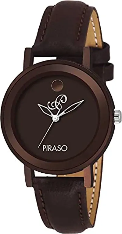 PIRASO Dial and Strap Watch for Women/Girls