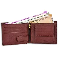 PIRASO Mens Brown Leather Wallet-thumb1