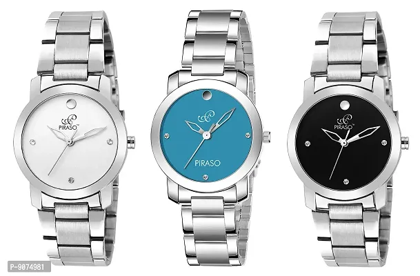 Analog Designer Dial Combo of Watches for Women  Girls-thumb0