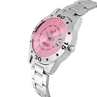 Piraso Analog Pink Dial Women's Watch-4057-PINK-CK-thumb2