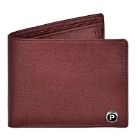 PIRASO Mens Brown Leather Wallet-thumb3