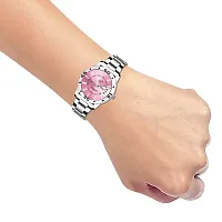 Piraso Analog Pink Dial Women's Watch-4057-PINK-CK-thumb1