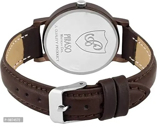 PIRASO Brown Dial and Brown Strap Watch for Women/Girls-thumb4