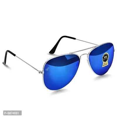 PIRASO Special Collection of Festive Aviator Unisex UV Protected Sunglasses (Blue)