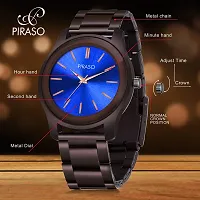 PIRASO Rich Feel Analogue Watch for Men  Boys (Blue)-thumb1