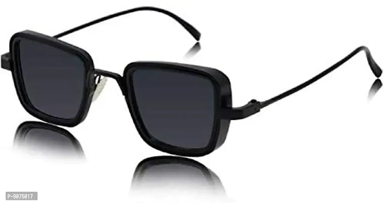 PIRASO Unisex Adult Square Sunglasses (Black Lens) (Medium)