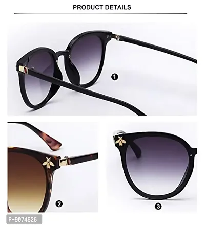 PIRASO UV Protected Oversized Sunglasses For Women Girls-thumb4