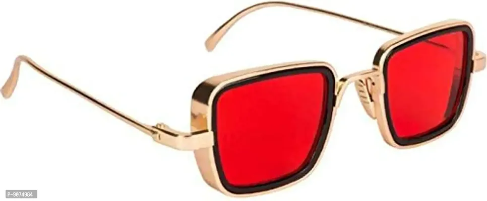 PIRASO Metal Body Square Inspired From Kabir Singh Sunglasses for Men And Women