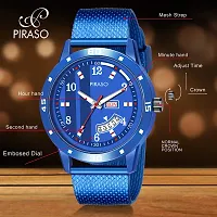 PIRASO Blue Dial Watch with Date and Day Functioning for Men,Boys-thumb1