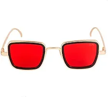 PIRASO Metal Body Square Inspired From Kabir Singh Sunglasses for Men And Women-thumb2