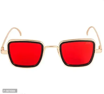 PIRASO Metal Body Square Inspired From Kabir Singh Sunglasses for Men And Women-thumb3