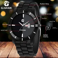 G-HAWK Two Tone Dial with Day and Date Display  Black Mesh Band Watch for Men Boys-thumb2