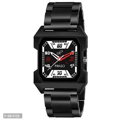 PIRASO Fast Trend Series Watch Rectangular Display Analog Watch for Men and Boys