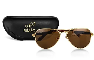 PIRASO UV Protection Aviator Sunglasses For Men  Women-thumb2