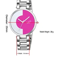 Analog Two Tone Designer DIAL Watch for Girls and Women-thumb3