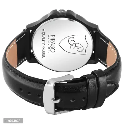 Piraso Analog Black Watch for- Men-thumb4