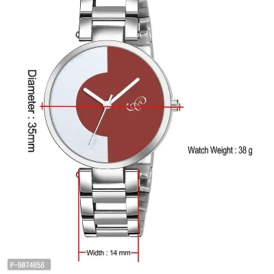 Analog Two Tone Designer DIAL Watch for Women & Girls-thumb4