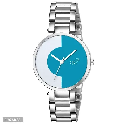Analog Two Tone Designer DIAL Watch for Women and Girls-thumb0