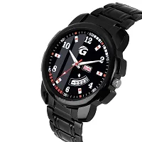 G-HAWK Luxury Analogue Men's Watch(Black Dial ADJUSTABLE Colored Strap)-G DD 14-thumb1