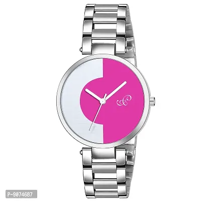 Analog Two Tone Designer DIAL Watch for Girls and Women-thumb0