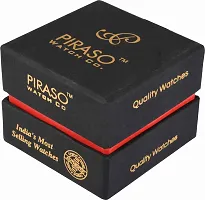 PIRASO Luxury Analogue Men's Watch(Black Dial Black Colored Chain)-DD 14 Black CK-thumb4
