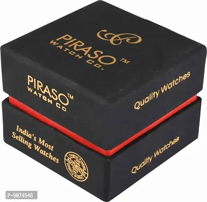 PIRASO Luxury Analogue Men's Watch(Black Dial Black Colored Chain)-DD 14 Black CK-thumb5