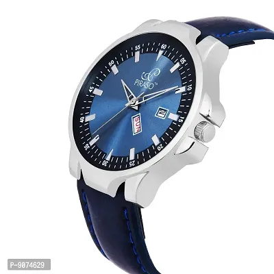Piraso Analog Blue Day  Date Watch for - Men-thumb2