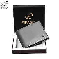 PIRASO Silver Shine Men's Leather Wallet-thumb4