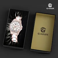 G-HAWK Rosegold-White Ceramic and Silver-White Dial Make The Perfect Pair in This Elegant Rendition of New Retro-thumb2