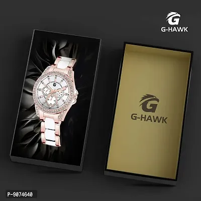 G-HAWK Rosegold-White Ceramic and Silver-White Dial Make The Perfect Pair in This Elegant Rendition of New Retro-thumb3