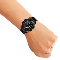 G-HAWK Luxury Analogue Men's Watch(Black Dial ADJUSTABLE Colored Strap)-G DD 14-thumb2